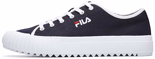 FILA Canvas Sneakers Black/White F52M014404FNV FILA Canvas Sneakers Black/White F52M014404FNV