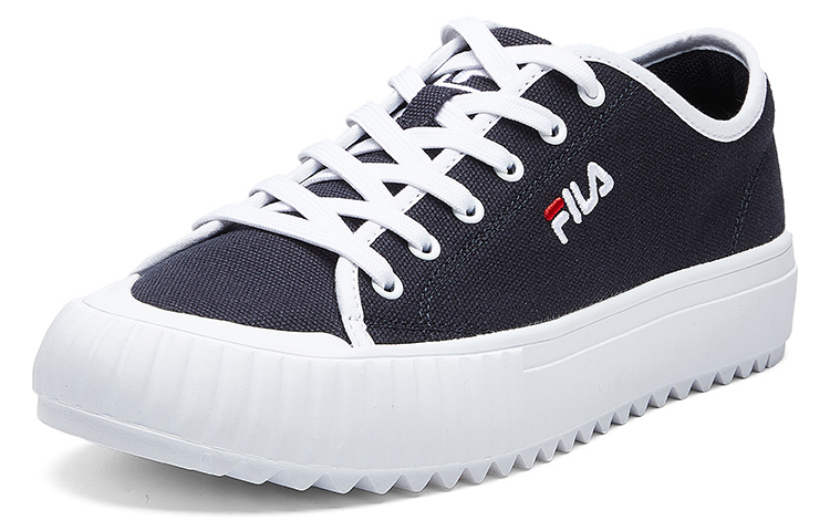 Order FILA Canvas Sneakers Black/White F52M014404FNV