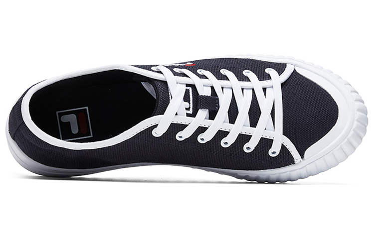 Lookbook FILA Canvas Sneakers Black/White F52M014404FNV