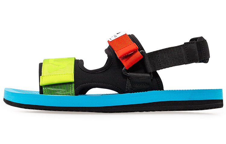 FILA Capri Sandals Black/Blue/Red