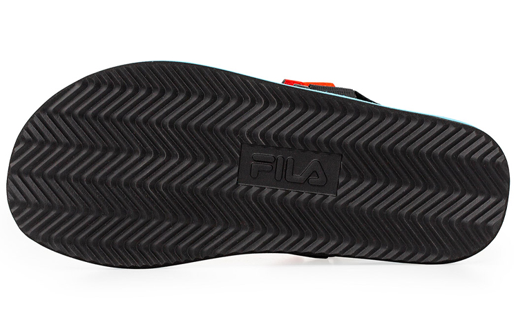FILA Capri Sandals Black/Blue/Red 圖 4