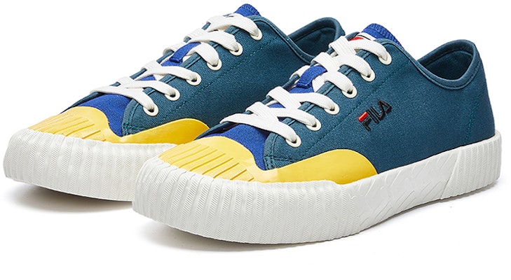 FILA Carve Kasut Kanvas Potongan Rendah Hijau T12M024404FAD Lookbook FILA Carve Kasut Kanvas Potongan Rendah Hijau T12M024404FAD