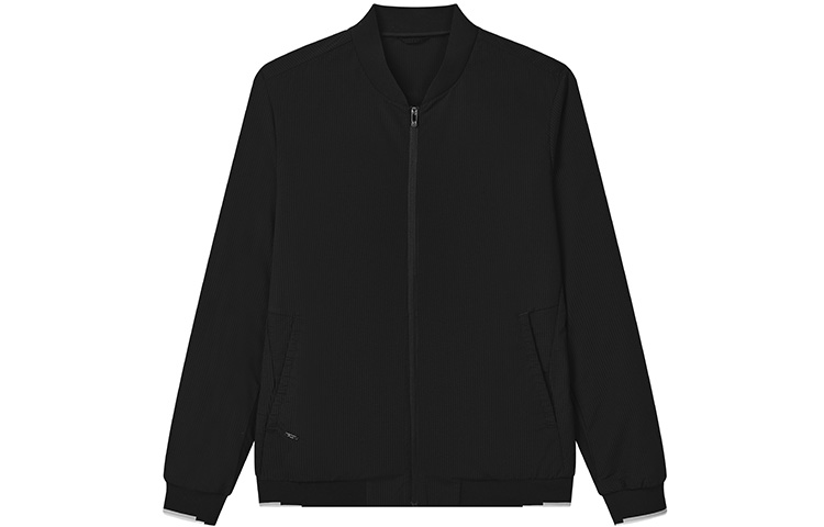 FILA Casual Black Woven Bomber Jacket for Men F11M232707F-BK