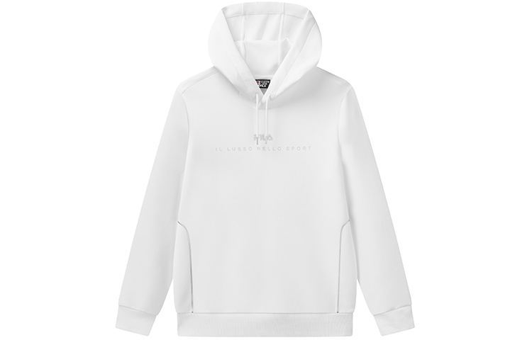 FILA Casual Breathable Hoodie Sweatshirt Standard White F11M112216F-WT