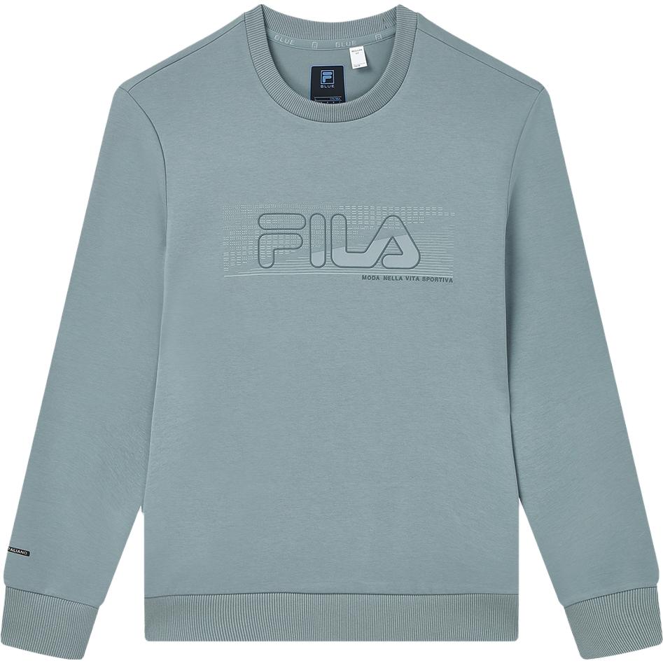 FILA Casual Business Crewneck Sweatshirt Green Sky - Edition F11M332201F-TQ