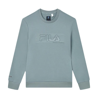 FILA Casual Business Crewneck Sweatshirt Green Sky - Edition F11M332201F-TQ