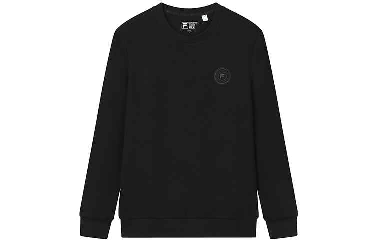 FILA Casual Crew Neck Pullover Sweatshirt in Black F61M218208FBK