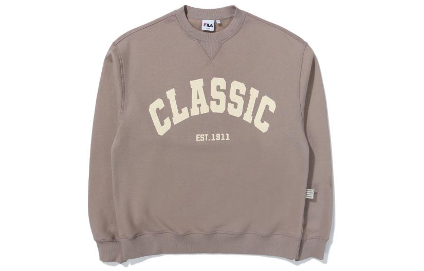 FILA Casual Crewneck Long Sleeve Sweatshirt Light Brown FE2POE5105X-LBR