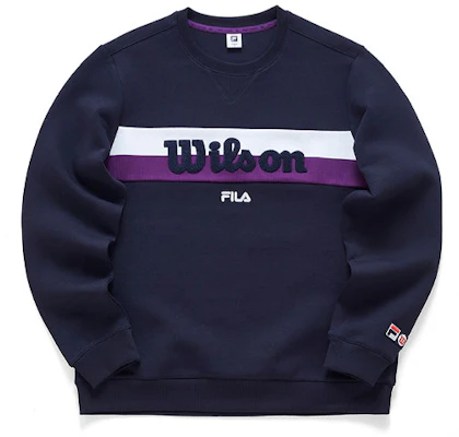 FILA Baju Sweatshirt Crewneck Kasual Biru Legend A11M043222F-NV Buy FILA Baju Sweatshirt Crewneck Kasual Biru Legend A11M043222F-NV