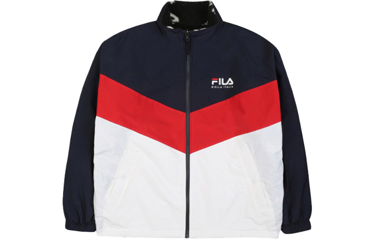 FILA Casual Fleece Reversible Jacket Red/Black (Couples Style) FS2JKC4101X-INA