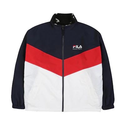 FILA Casual Fleece Reversible Jacket Red/Black (Couples Style) FS2JKC4101X-INA