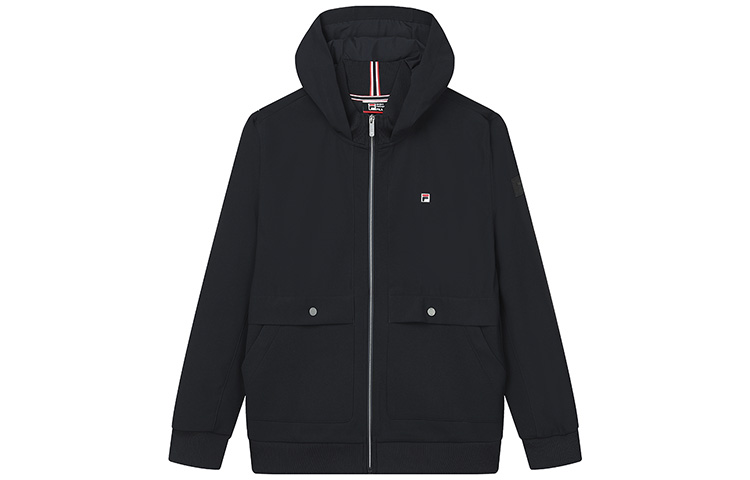 FILA Casual Knit Hoodie Jacket Legend Blue with Sports Logo F11M211503F-NV