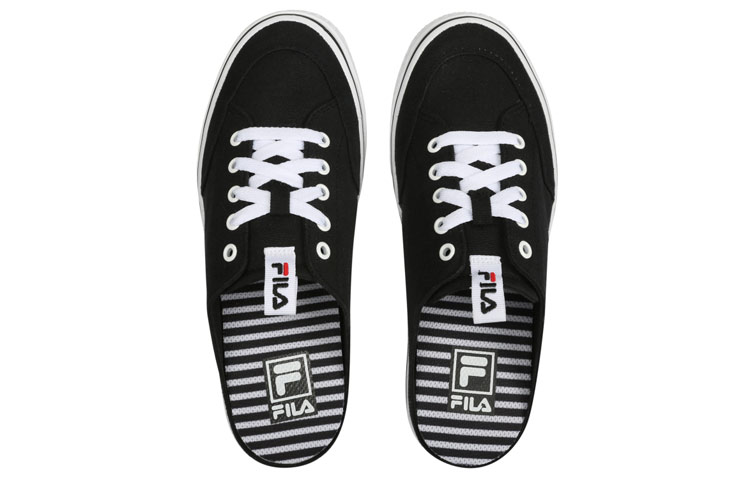Lookbook Sepatu Santai FILA Hitam/Putih 1XM00985_013
