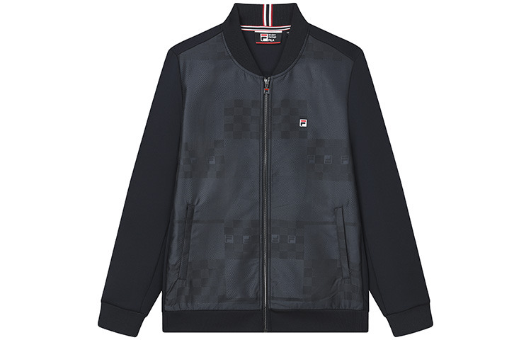 FILA Casual Logo Knitted Jacket Legend Blue F11M211508F-NV