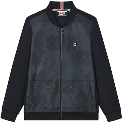 FILA 休闲标志针织夹克 传奇蓝 F11M211508F-NV Buy FILA 休闲标志针织夹克 传奇蓝 F11M211508F-NV