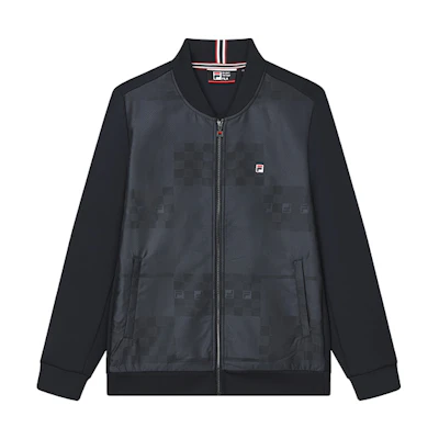 FILA Casual Logo Knitted Jacket Legend Blue F11M211508F-NV