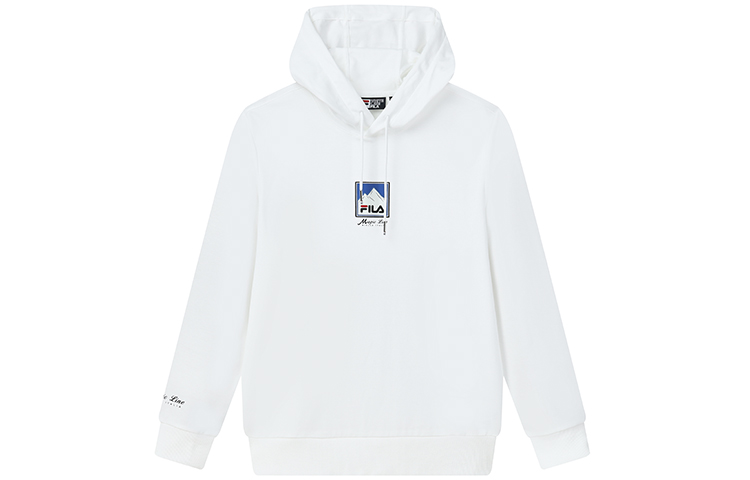 FILA Casual Logo Print Sweatshirt Standard White F11M138203F-WT