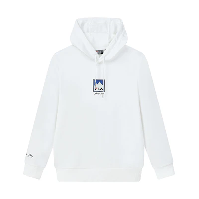 FILA Casual Logo Print Sweatshirt Standard White F11M138203F-WT