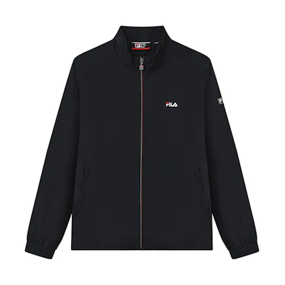 FILA Casual Logo Print Woven Jacket - Legendary Blue F11M231706F-NV