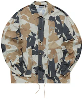 FILA Casual Loose Fit Colorblock Logo Print Woven Jacket Cloud Khaki T11M231707F-LK FILA Casual Loose Fit Colorblock Logo Print Woven Jacket Cloud Khaki T11M231707F-LK
