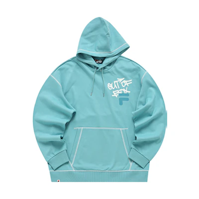FILA Casual Loose Fit Hoodie Mineral Blue Unisex T11U216202FBU