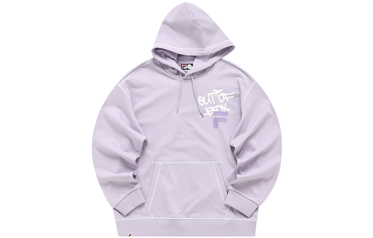 FILA Casual Loose Fit Hoodie Unisex - Mystic Purple T11U216202FVT