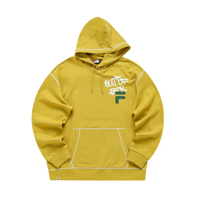 FILA Casual Oversized Hoodie Couple Style - Nanfey Yellow T11U216202FYE