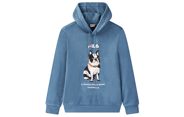 FILA Casual Pullover Hoodie in Dark Navy Blue F11M048216FNV