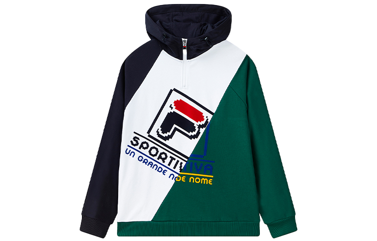 FILA Casual Pullover Hoodie Standard White F11M118260F-WT
