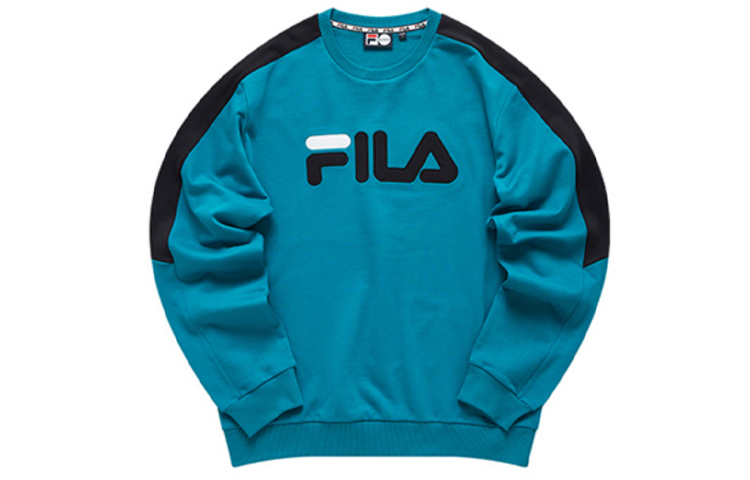 FILA Casual Pullover Sweatshirt in Cyan Blue T11M113210F-BU