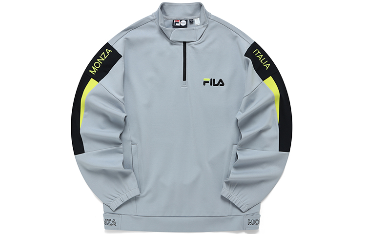 FILA Casual Pullover Sweatshirt Misty Gray Streetwear T11M143201F-GY