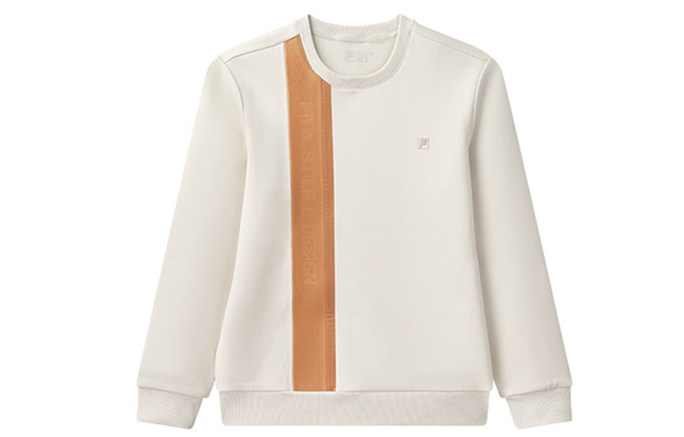 FILA Casual Simple Pullover Sweatshirt Light Khaki F11M048213F-LK