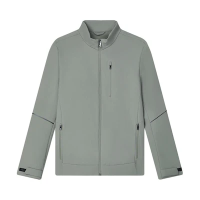 FILA Casual Simple Stand Collar Zip-Up Jacket in Blackish Green F11M412706F-KK
