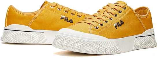 Lookbook Fila 斐樂 休閒板鞋 金芒黃