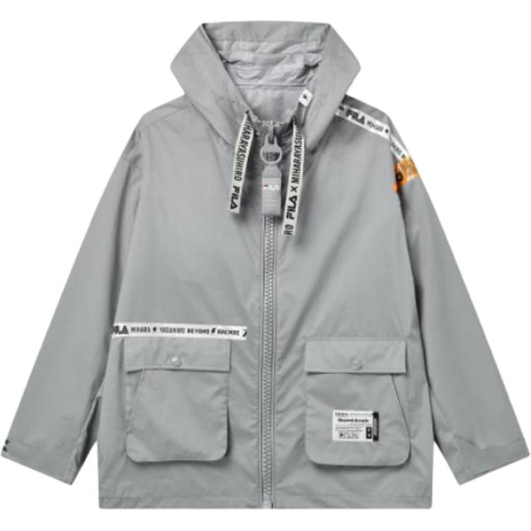 FILA Casual Sport Comfort Loose-Fit Gray Jacket F11M233701F-GY