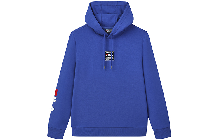 FILA Casual Sport Sweatshirt with Letter Logo in Navy Blue F51M148207FBU