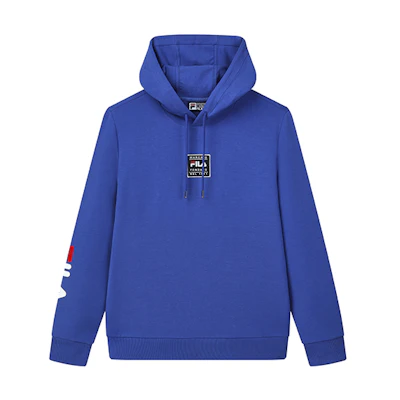 FILA Casual Sport Sweatshirt with Letter Logo in Navy Blue F51M148207FBU