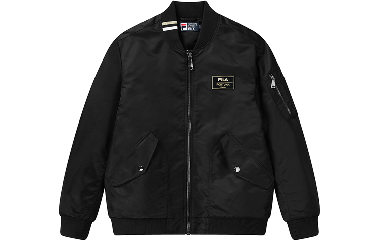FILA Casual Woven Baseball Jacket Black F11M118751FBK