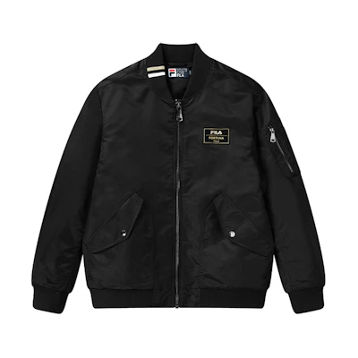 FILA Casual Woven Baseball Jacket Black F11M118751FBK