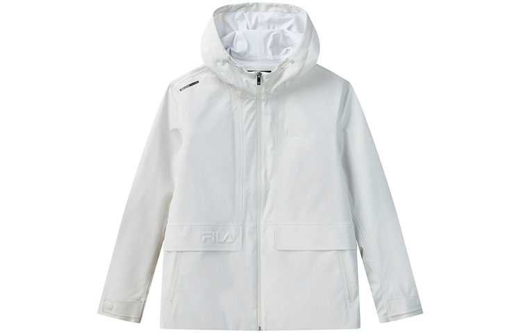 FILA Casual Woven Hooded Jacket Off-White F11M112716FIV