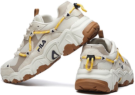 Kasut Sukan Kasual FILA Cat Claw 'Kelabu Putih Kuning'. F12M034129FTS Lookbook Kasut Sukan Kasual FILA Cat Claw 'Kelabu Putih Kuning'. F12M034129FTS