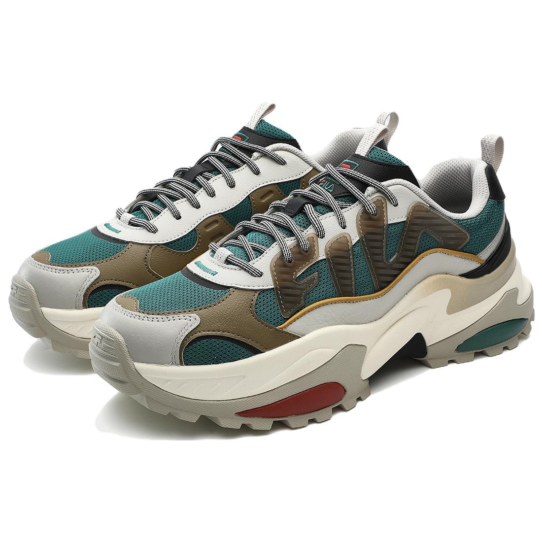 FILA Cella Sneakers 'Beige Green Brown' 圖 2