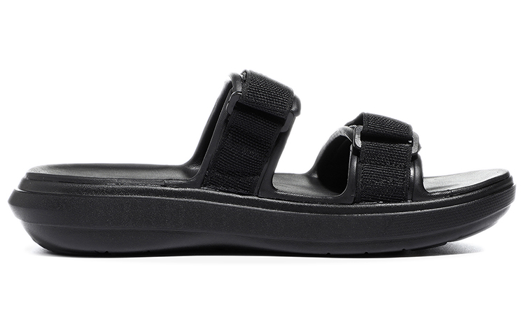 FILA Chunky Platform Velcro Slide 'Black' 圖 2