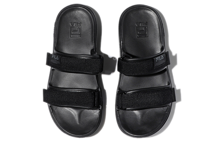 FILA Chunky Platform Velcro Slide 'Black' 圖 4