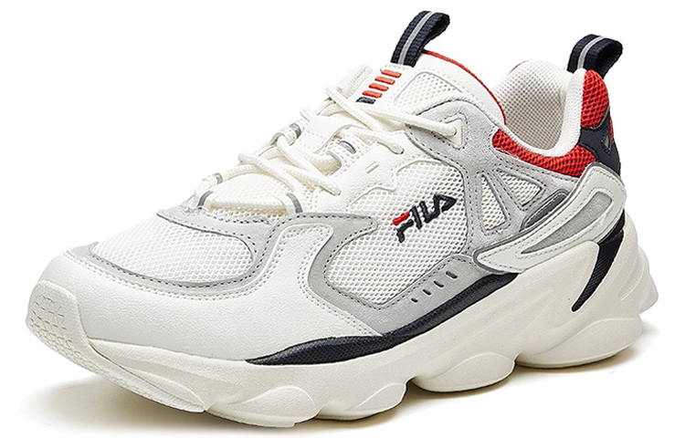 FILA Chunky Sneakers White/Red 圖 3