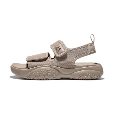 FILA Chunky Velcro Sandals 'Khaki Korean Edition'
