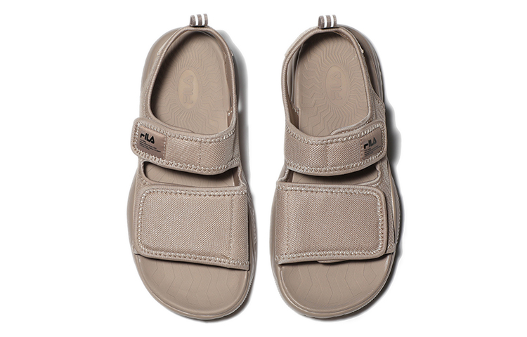 FILA Chunky Velcro Sandals 'Khaki Korean Edition' 圖 4
