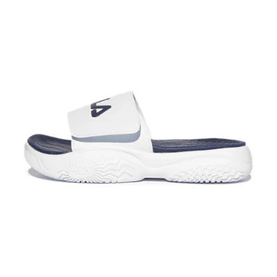 FILA Chunky Velcro Slides 'Simplistic White and Blue'