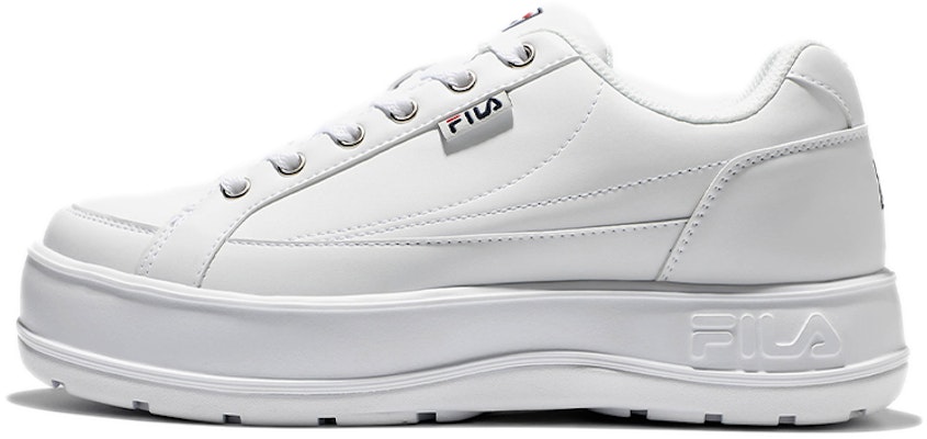 FILA Low-Top Platform Sneakers 'White' 1TM01564D_100 Buy FILA Low-Top Platform Sneakers 'White' 1TM01564D_100