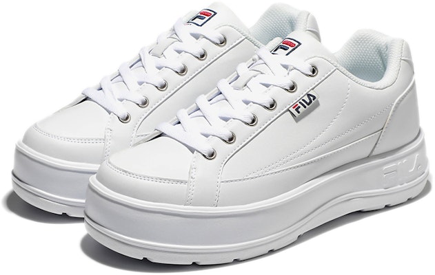 FILA Low-Top Platform Sneakers 'White' 1TM01564D_100 Lookbook FILA Low-Top Platform Sneakers 'White' 1TM01564D_100
